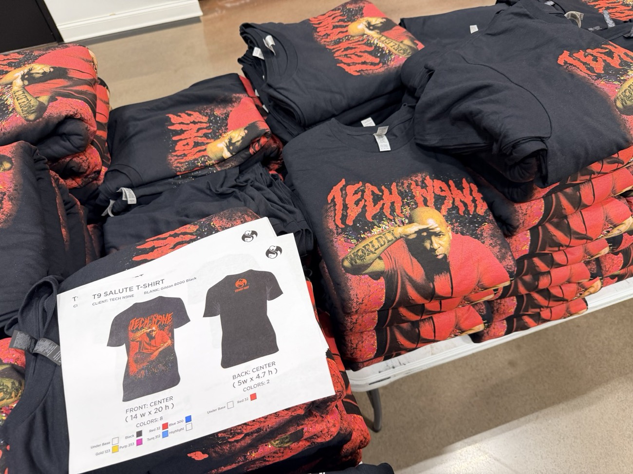 Strange Wid' It Tour 2026 printed merch